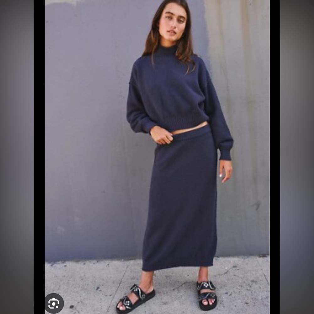 Free People Hailee Sweater Skirt set